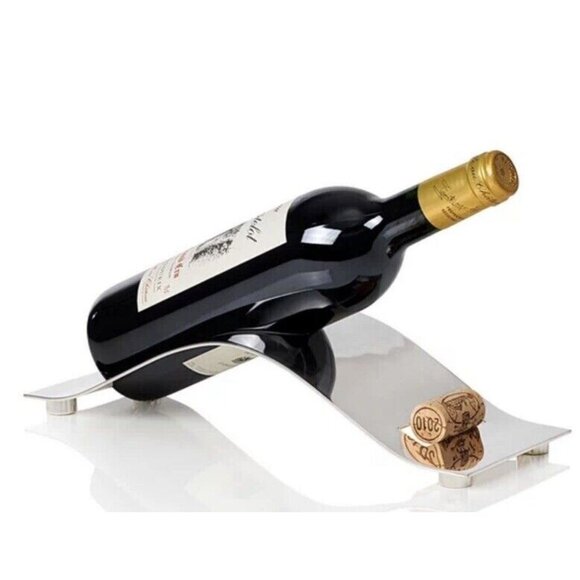 Ercuis Silver Plate Mid Century Modern Kallisté Bottle Stand Wine Holder France - Picture 9 of 9